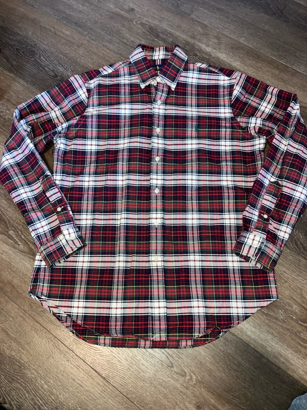 Polo by Ralph Lauren Red Plaid Long-Sleeve Button-Down Shirt